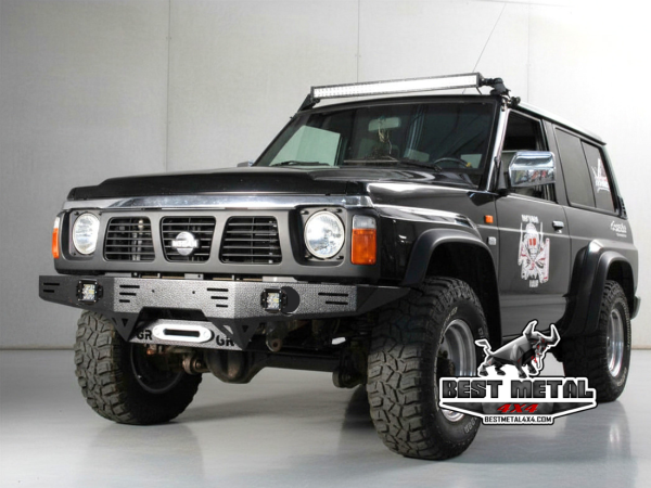 PARAGOLPES METÁLICOS NISSAN PATROL GR Y60 DELANTERO (M2)