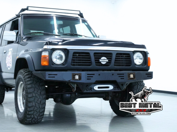 PARAGOLPES METÁLICOS NISSAN PATROL GR Y60 DELANTERO (M2)