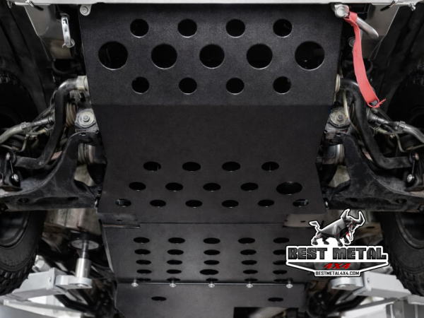 PROTECTOR BAJOS MITSUBISHI MONTERO V60 Y V80 3 PIEZAS