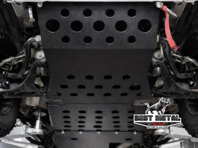 PROTECTOR BAJOS MITSUBISHI MONTERO V60 Y V80 3 PIEZAS